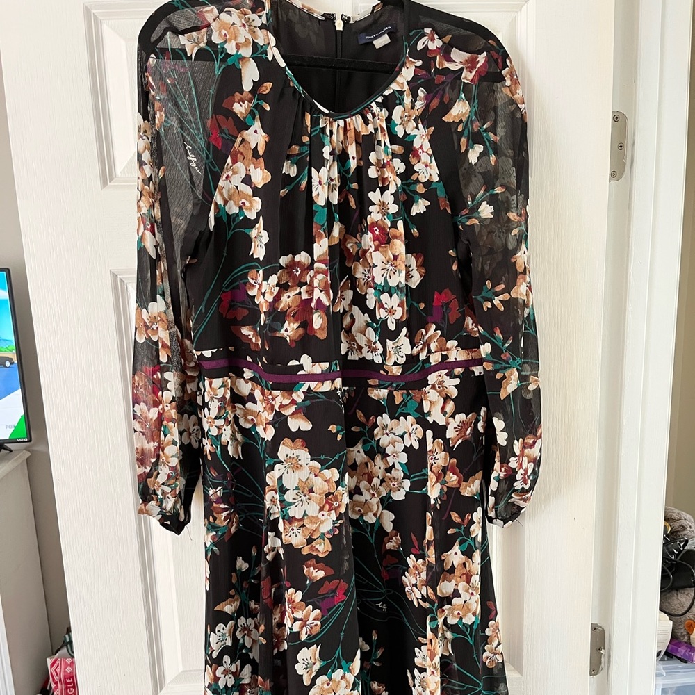 Tommy Hilfiger Floral midi dress size 14